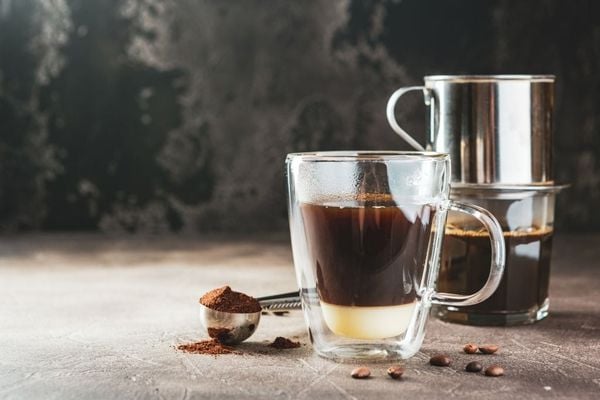 Coffee with condensed milk